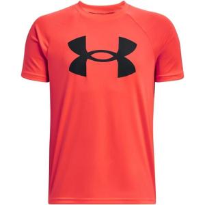 imageUnder Armour Boys Tech Big Logo Short Sleeve TShirt628 Beta   Black