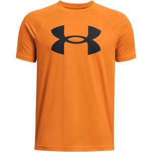 imageUnder Armour Boys Tech Big Logo Short Sleeve TShirt811 Atomic   Black