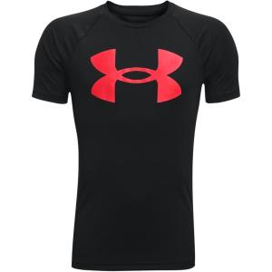 imageUnder Armour Boys Tech Big Logo Short Sleeve TShirtBlack 002Beta