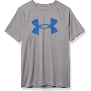 imageUnder Armour Boys Tech Big Logo Short Sleeve TShirtConcrete 066Royal