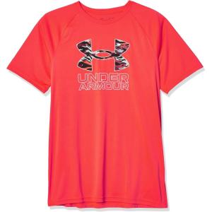 imageUnder Armour Boys Tech Hybrid Printed Fill ShortSleeve TShirtBeta 629Halo Gray