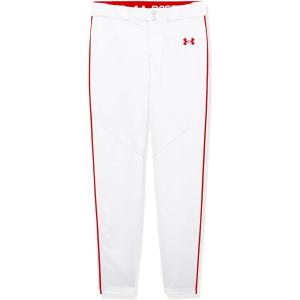 imageUnder Armour Boys Utility Baseball Pant Pipe103 White  Red  Red