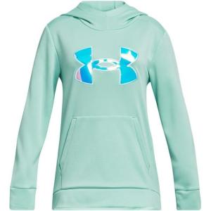 imageUnder Armour Girls Armourfleece Iridescent Big Logo Hoodie361 Neo Turquoise   Iridescent