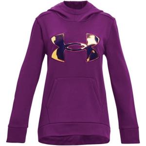 imageUnder Armour Girls Armourfleece Iridescent Big Logo Hoodie514 Rivalry   Iridescent