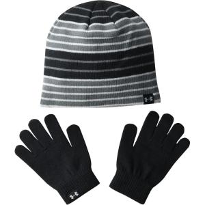 imageUnder Armour Girls Beanie Glove ComboBlack 001Mod Gray