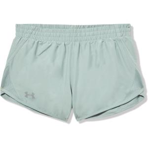 imageUnder Armour Girls Fly By 3 quot Shorts348 Silica Green   Reflective