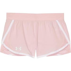imageUnder Armour Girls Fly By 3 quot Shorts647 Prime Pink   White
