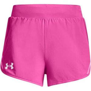 imageUnder Armour Girls Fly By 3 quot Shorts652 Rebel Pink  Rebel Pink  White