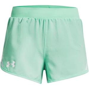 imageUnder Armour Girls Fly By 3 quot Shorts958 Green Breeze  Green Breeze  White
