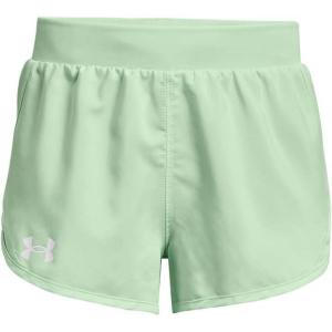 imageUnder Armour Girls Fly By 3 quot ShortsAqua Foam 335White
