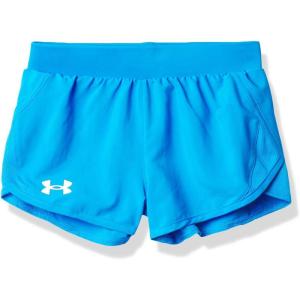 imageUnder Armour Girls Fly By 3 quot ShortsBlue Circuit 436White