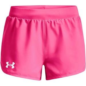 imageUnder Armour Girls Fly By 3 quot ShortsElectro Pink 695White