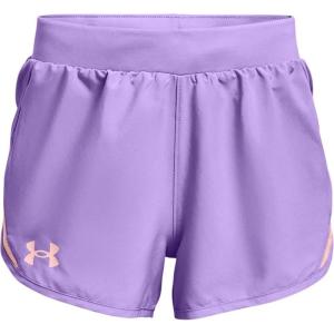 imageUnder Armour Girls Fly By 3 quot ShortsPlanet Purple 576Beta Tint