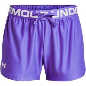 imageUnder Armour Girls Play Up Solid Shorts184 Brilliant Violet   White