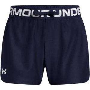 imageUnder Armour Girls Play Up Solid Shorts410 Midnight Navy   White