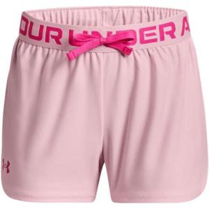 imageUnder Armour Girls Play Up Solid Shorts676 Pink Sugar  Rebel Pink  Rebel Pink