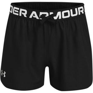 imageUnder Armour Girls Play Up Solid ShortsBlack 001Metallic Silver