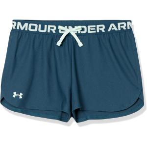 imageUnder Armour Girls Play Up Solid ShortsBlue Note 413Aqua Foam