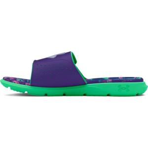 imageUnder Armour Kids Ignite Pro Slide Sandal300 Vapor GreenCobalt LegacyCeleste