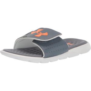 imageUnder Armour Kids Ignite Pro Slide SandalGravelGray MistOrange Blast