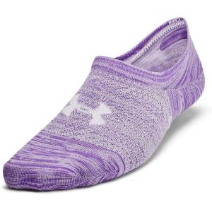 imageUnder Armour Womens Breathe Lite Ultra Low Socks 3 Pack535 Salt Purple  Mod Gray  White