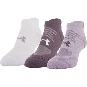 imageUnder Armour Womens Play Up No Show Tab Socks 3PairsMauve Pink Assorted