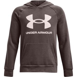 imageUnder Armour boys Rival Fleece Hoodie176 Fresh Clay   Onyx White