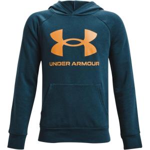 imageUnder Armour boys Rival Fleece HoodieBlue Note 413Omega Orange