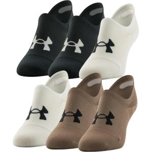 imageUnder Armour womens Womens Breathe Lite Ultra Low Socks MultipairsAustin Brown Assorted 6pairs