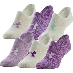 imageUnder Armour womens Womens Breathe Lite Ultra Low Socks MultipairsNeo Turquoise Assorted 6pairs