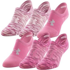 imageUnder Armour womens Womens Breathe Lite Ultra Low Socks MultipairsPrime Pink Assorted 6pairs