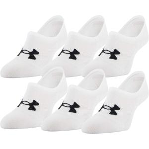 imageUnder Armour womens Womens Breathe Lite Ultra Low Socks MultipairsWhite 6pairs