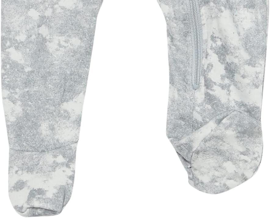 imageUnder Armour Baby Boys Coverall Footie Zipup Closure Logo ampamp Printed DesignsHalo Gray Tie Dye
