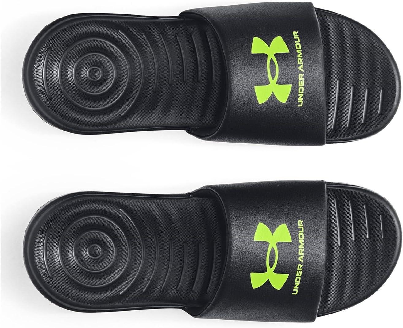 imageUnder Armour Boys Ansa Fixed Strap Sandal007 BlackBlackLime Surge