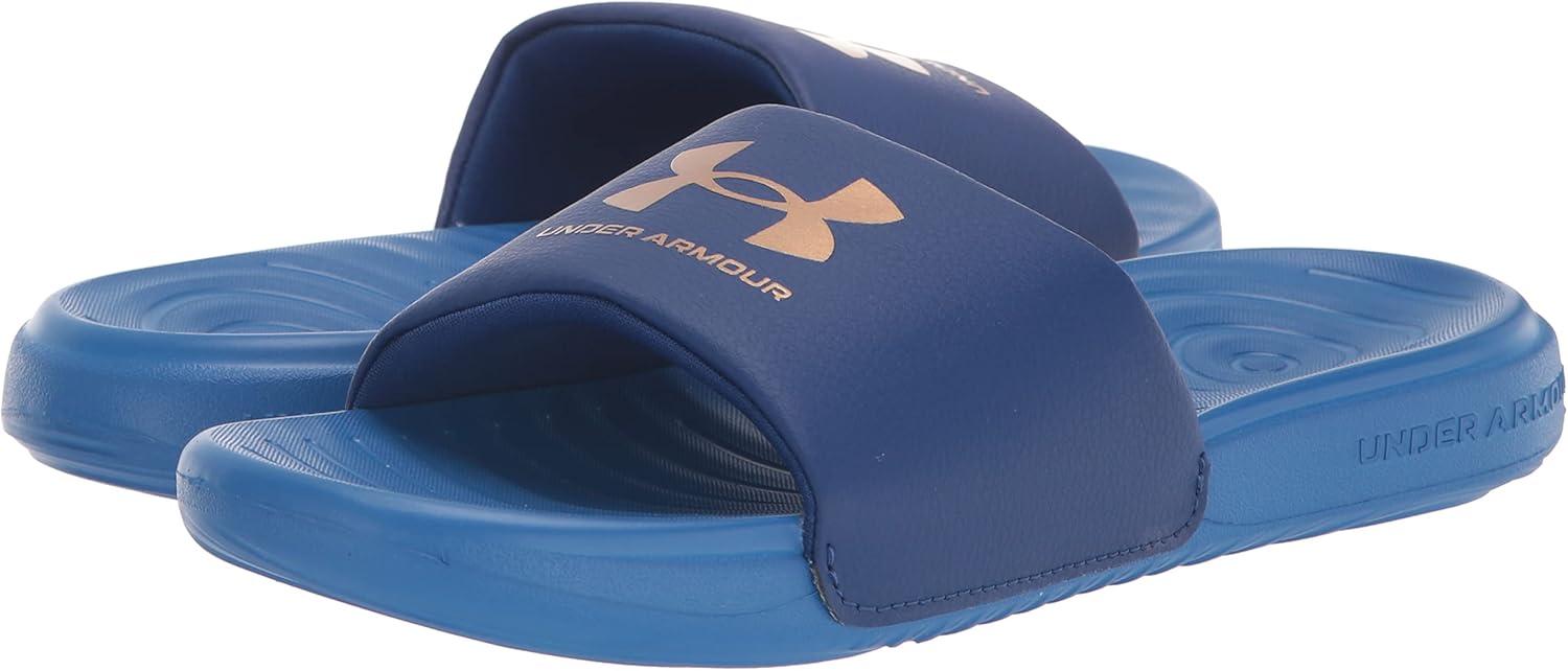 imageUnder Armour Boys Ansa Fixed Strap Sandal302 Bauhaus BlueVersa BlueMetallic Light Copper