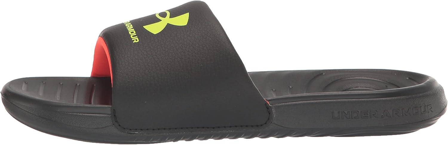 imageUnder Armour Boys Ansa Fixed Strap Sandal302 BlackBlackYellow Ray