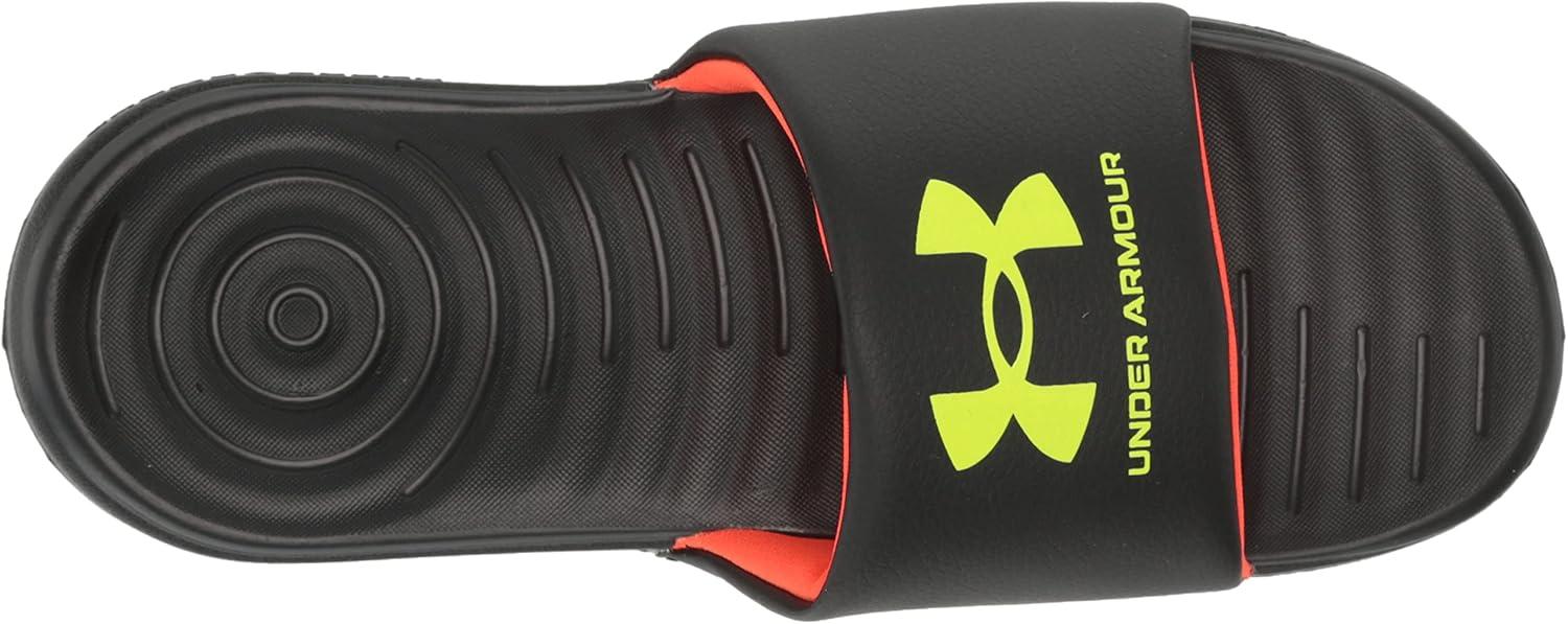 imageUnder Armour Boys Ansa Fixed Strap Sandal302 BlackBlackYellow Ray