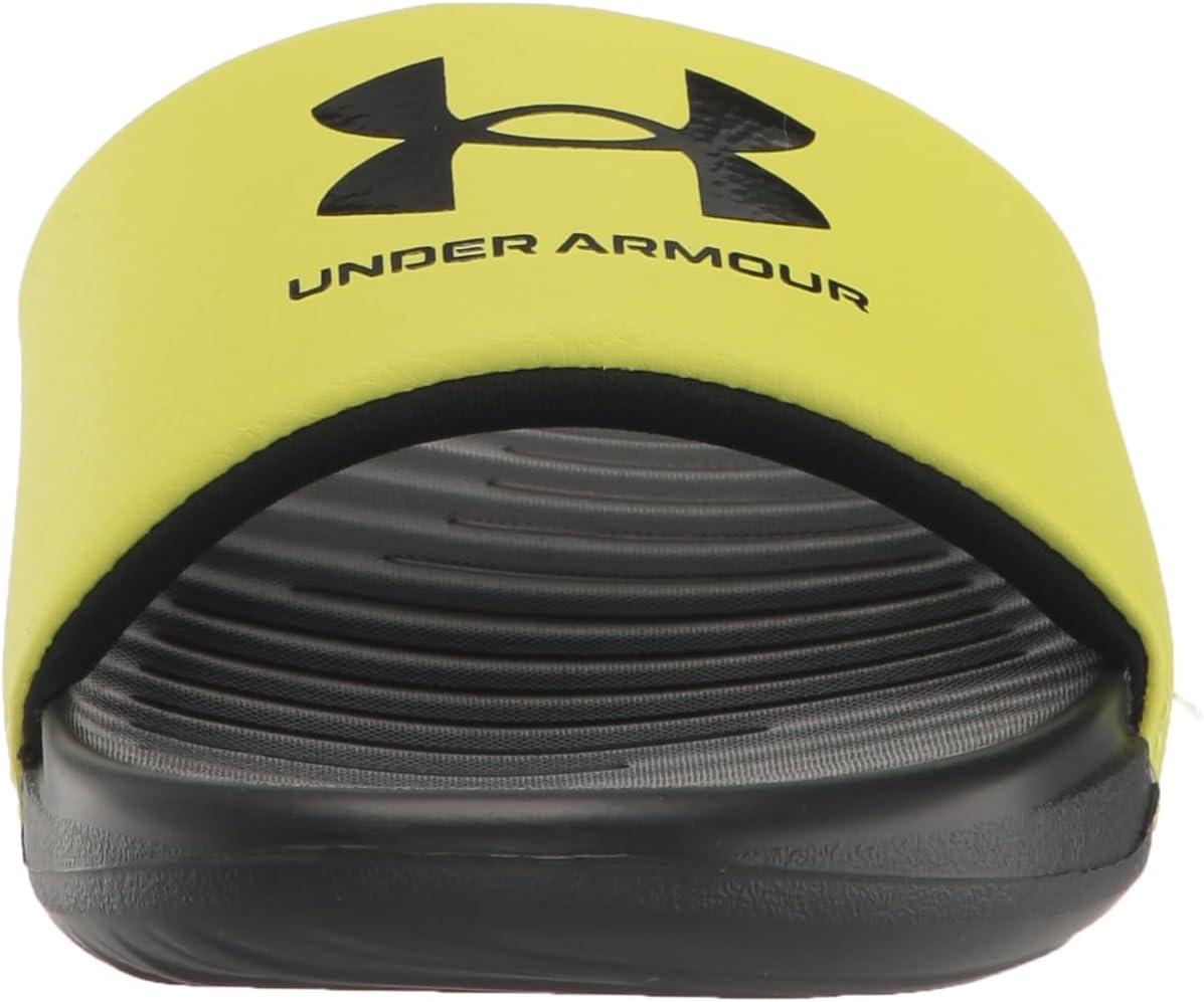 imageUnder Armour Boys Ansa Fixed Strap Sandal302 BlackLime YellowBlack