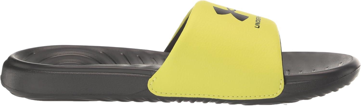 imageUnder Armour Boys Ansa Fixed Strap Sandal302 BlackLime YellowBlack