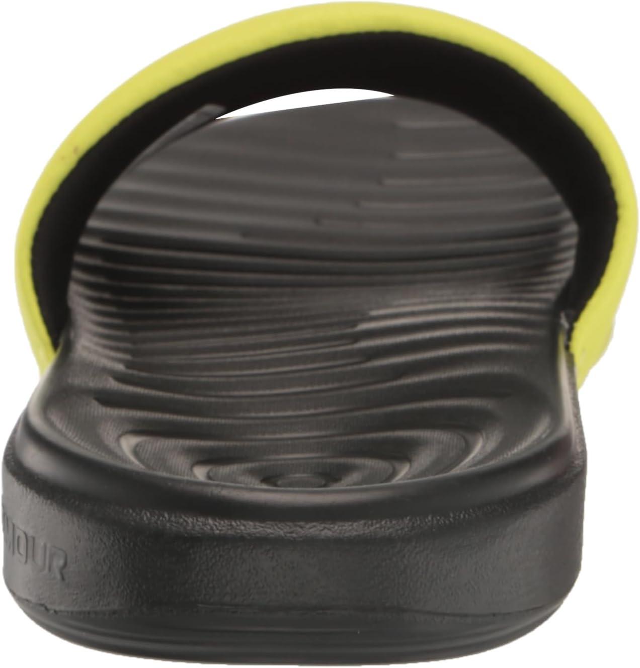 imageUnder Armour Boys Ansa Fixed Strap Sandal302 BlackLime YellowBlack