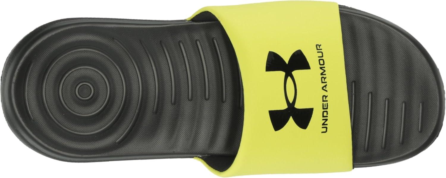 imageUnder Armour Boys Ansa Fixed Strap Sandal302 BlackLime YellowBlack