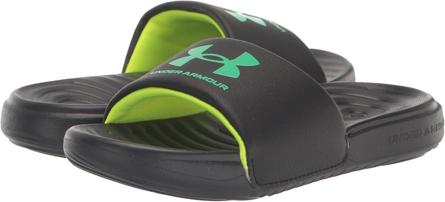 imageUnder Armour Boys Ansa Fixed Strap Sandal302 BlackVapor Green