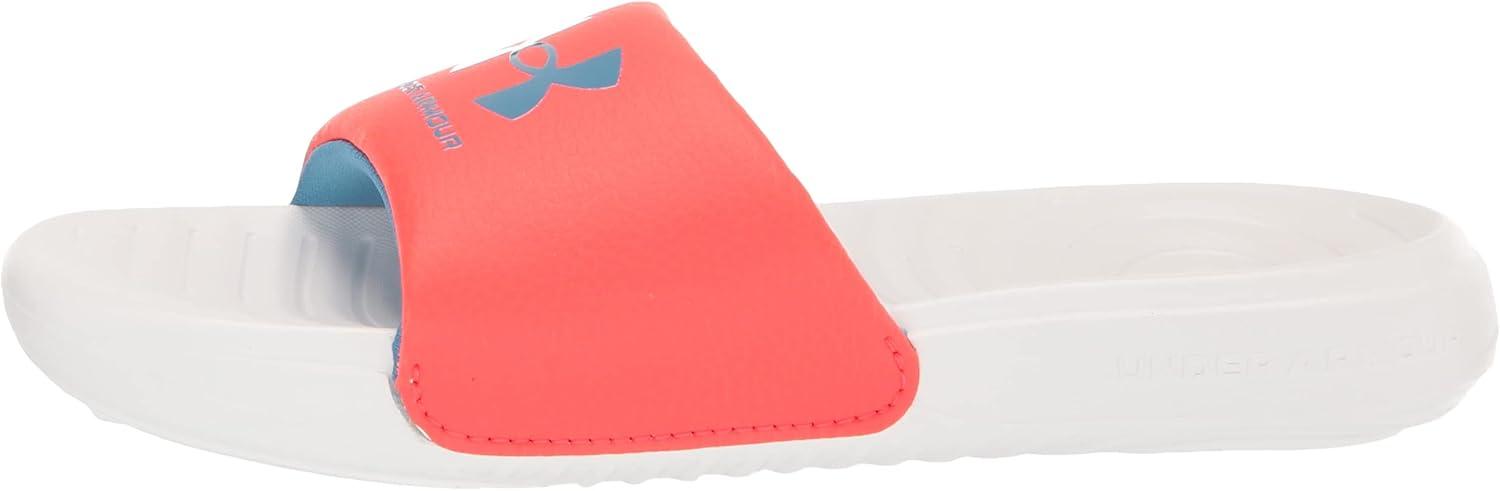 imageUnder Armour Boys Ansa Fixed Strap Sandal302 Bolt RedWhiteChicago Blue