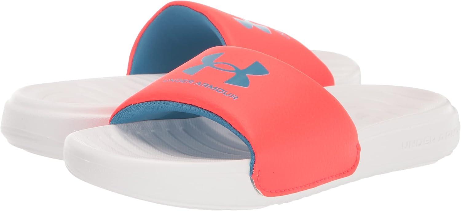 imageUnder Armour Boys Ansa Fixed Strap Sandal302 Bolt RedWhiteChicago Blue