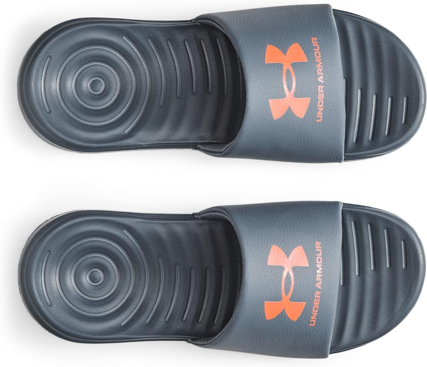 imageUnder Armour Boys Ansa Fixed Strap Sandal302 GravelGravelOrange Blast