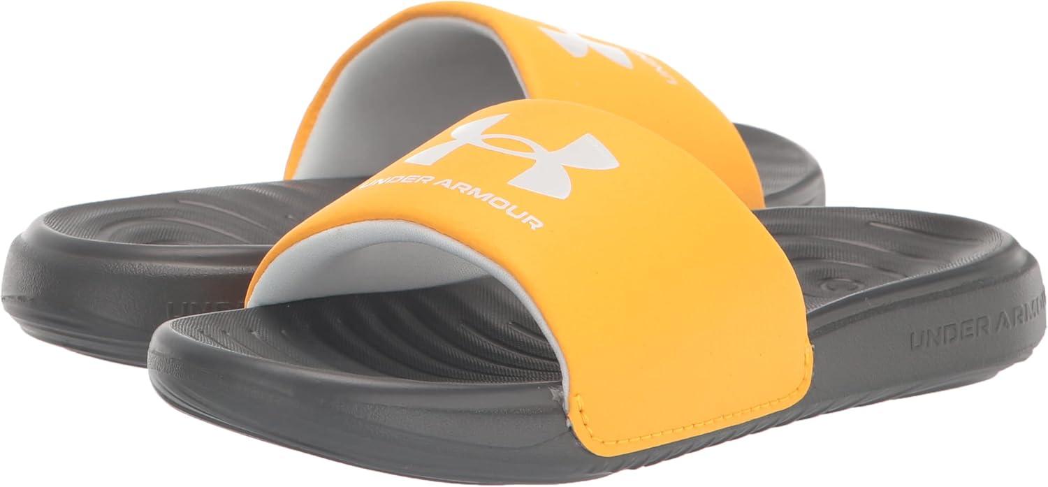 imageUnder Armour Boys Ansa Fixed Strap Sandal302 Orange ShockPitch GrayWhite