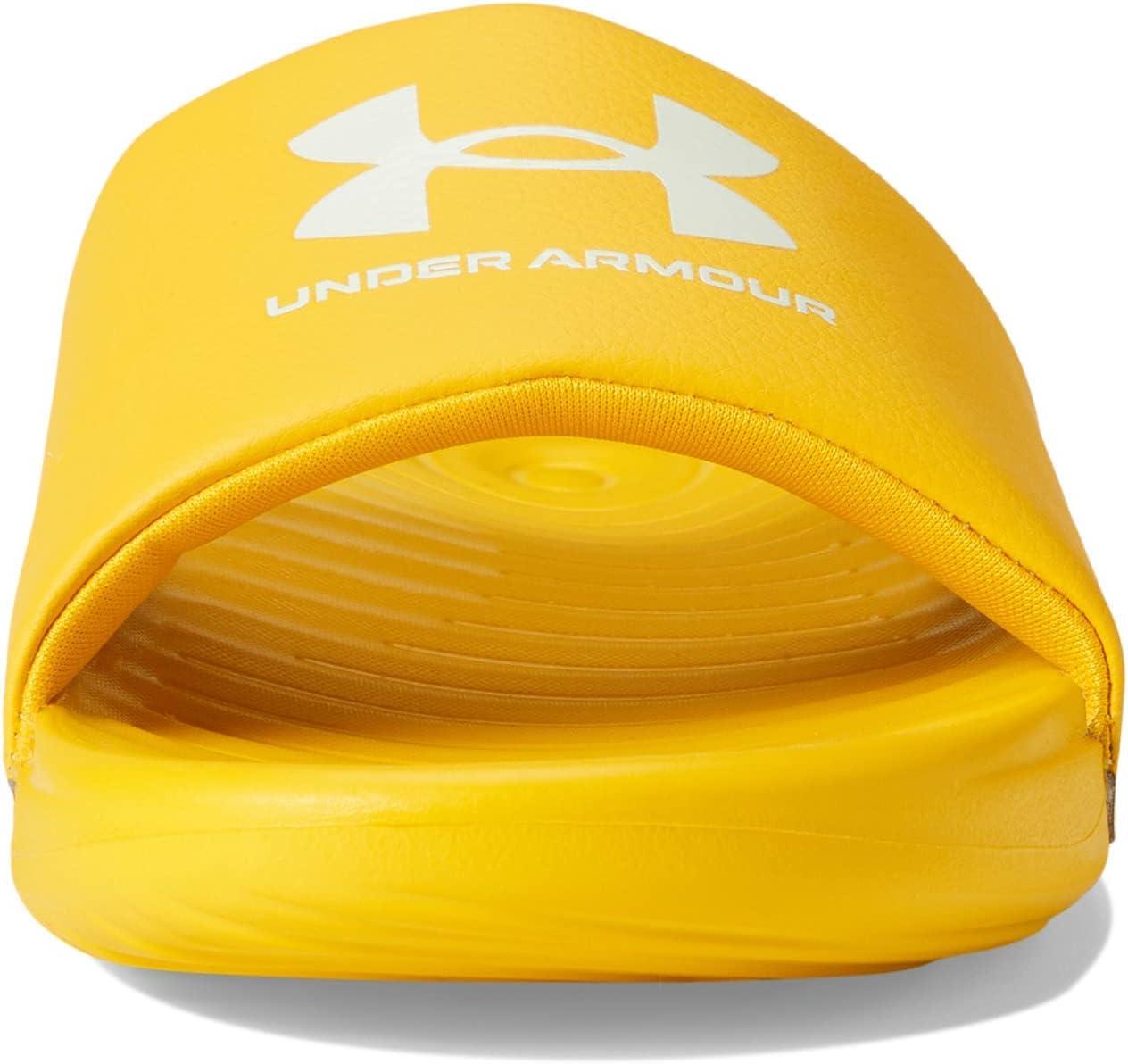 imageUnder Armour Boys Ansa Fixed Strap Sandal700 Zeppelin YellowZeppelin YellowLemon Ice