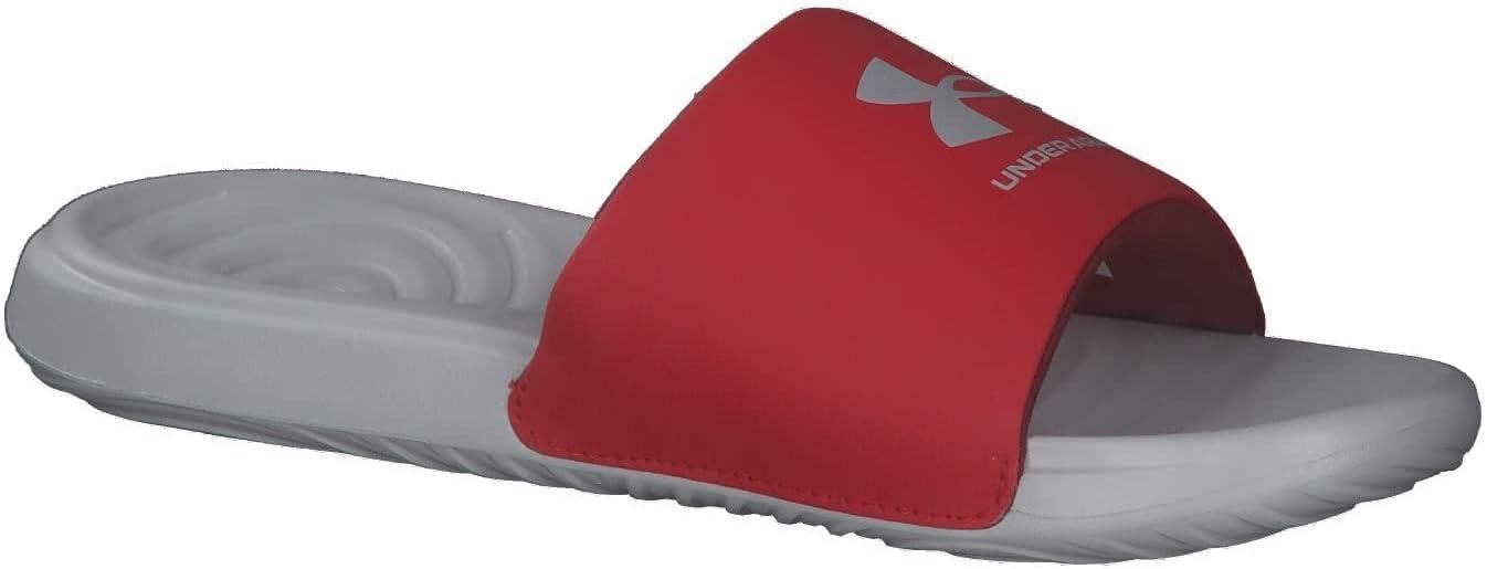 imageUnder Armour Boys Ansa Fixed Strap SandalHalo Gray 104Red