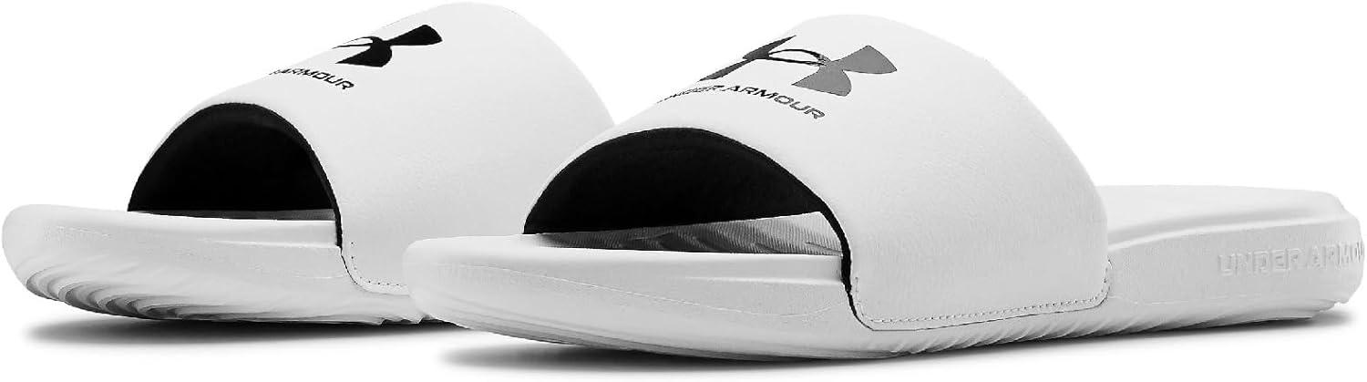 imageUnder Armour Boys Ansa Fixed Strap SandalWhite 103White