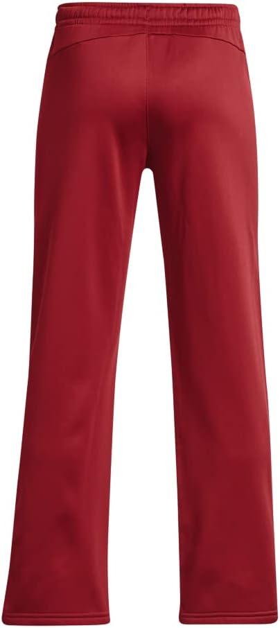 imageUnder Armour Boys Armourfleece Straight Leg Pant610 Stadium Red   Black